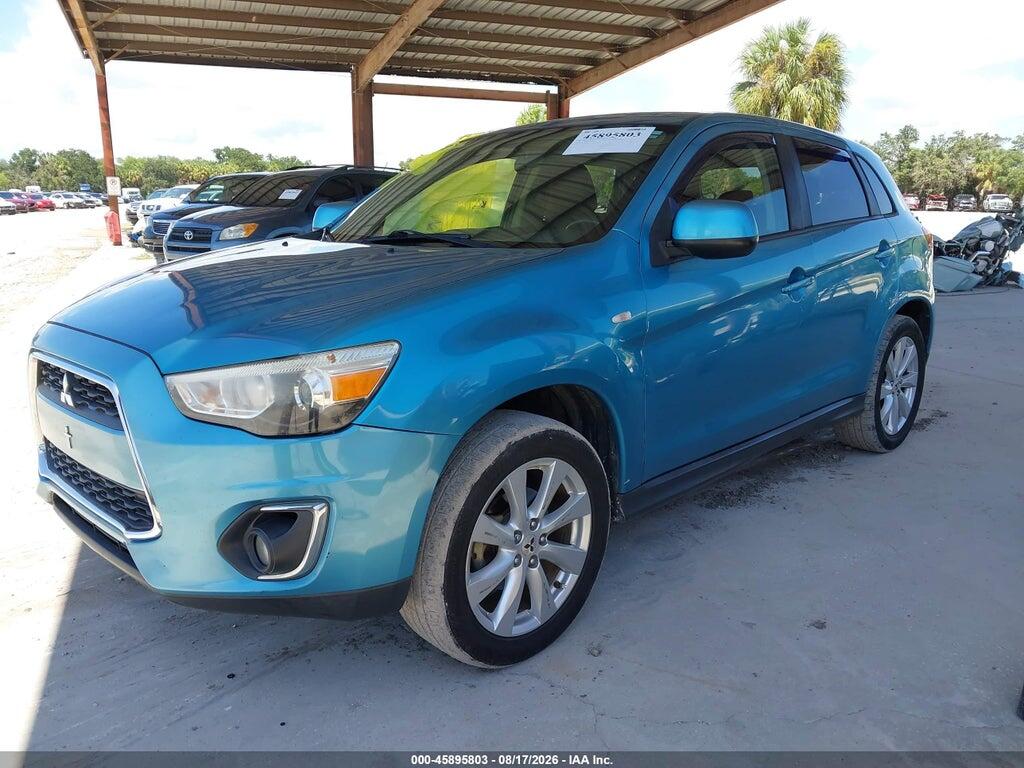 4A4AP3AU5EE024106 2014 MITSUBISHI OUTLANDER SPORT photo no. 2