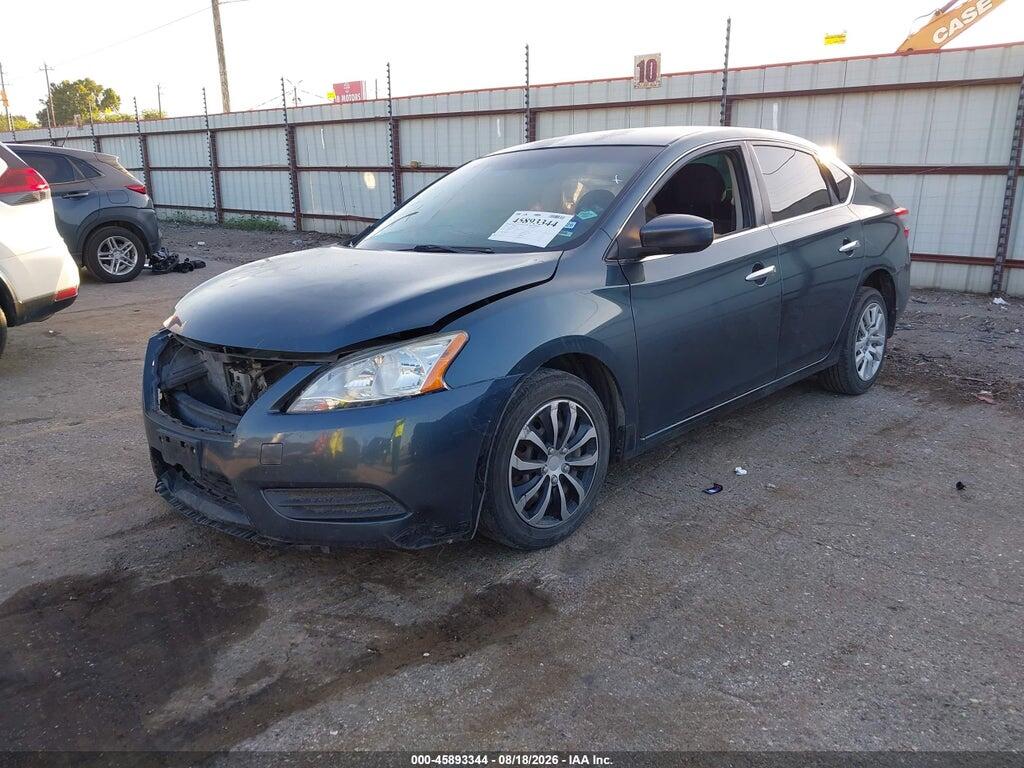 3N1AB7AP1EY316719 2014 NISSAN SENTRA photo no. 2