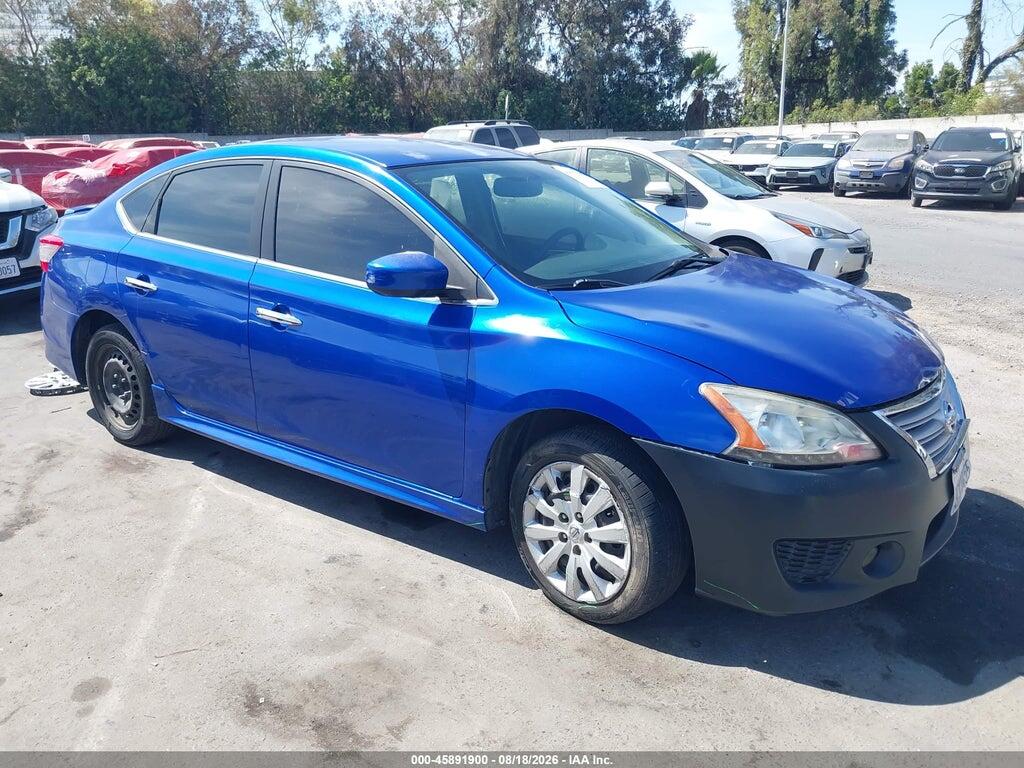 3N1AB7AP8EY322923 2014 NISSAN SENTRA photo no. 1