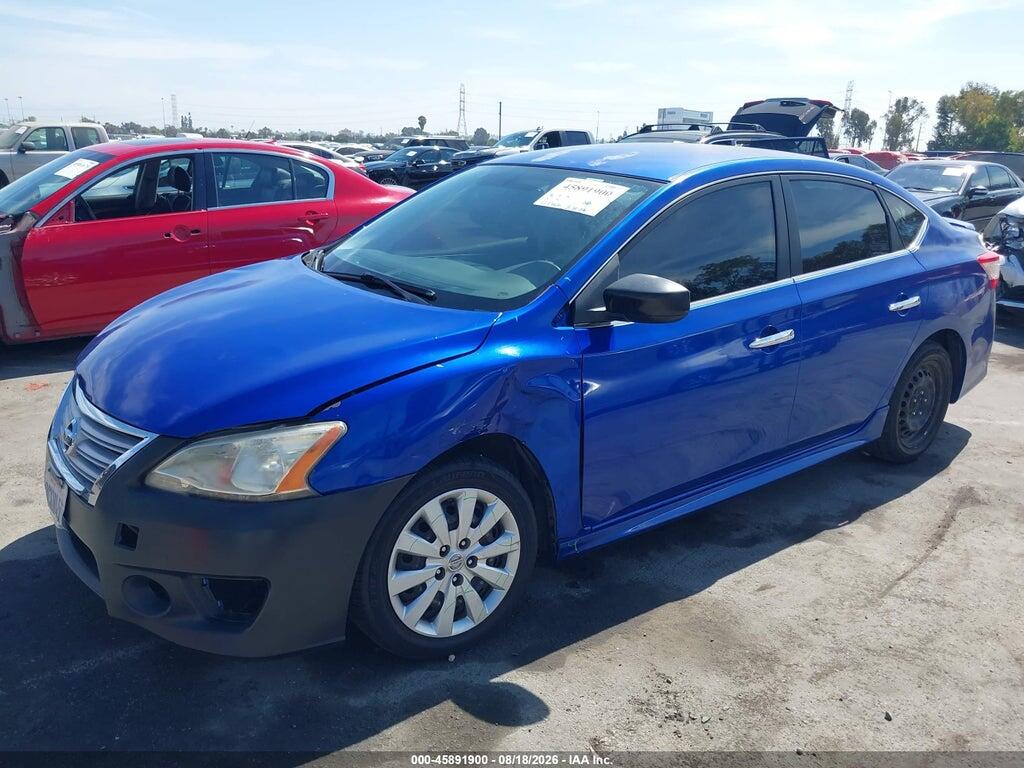 3N1AB7AP8EY322923 2014 NISSAN SENTRA photo no. 2