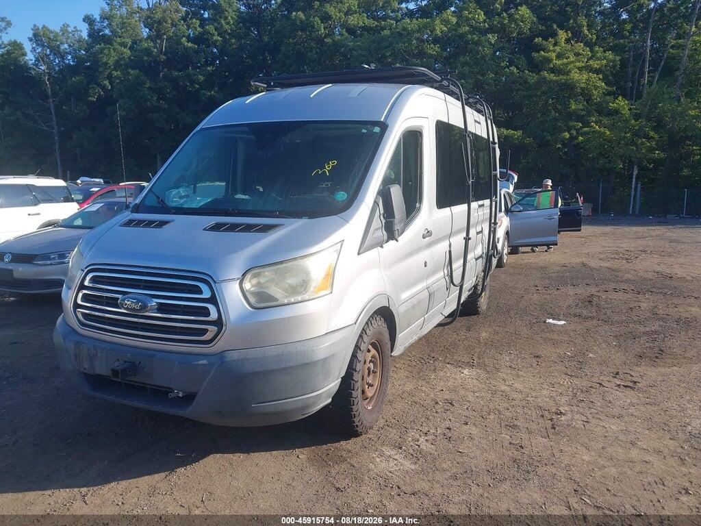1FBAX2CG7FKA70147 2015 FORD TRANSIT-350 photo no. 2