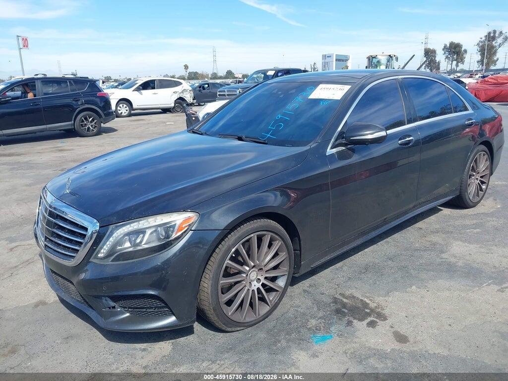 WDDUG8CBXFA169606 2015 MERCEDES-BENZ S 550 photo no. 2