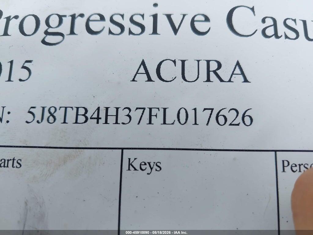5J8TB4H37FL017626 2015 ACURA RDX photo no. 9