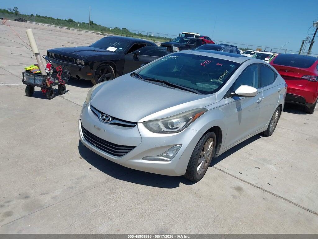 5NPDH4AE1FH615261 2015 HYUNDAI ELANTRA photo no. 2