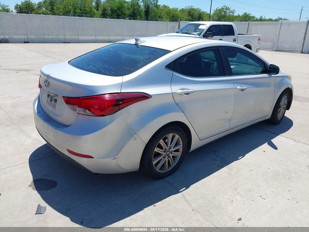 5NPDH4AE1FH615261 2015 HYUNDAI ELANTRA photo no. 4