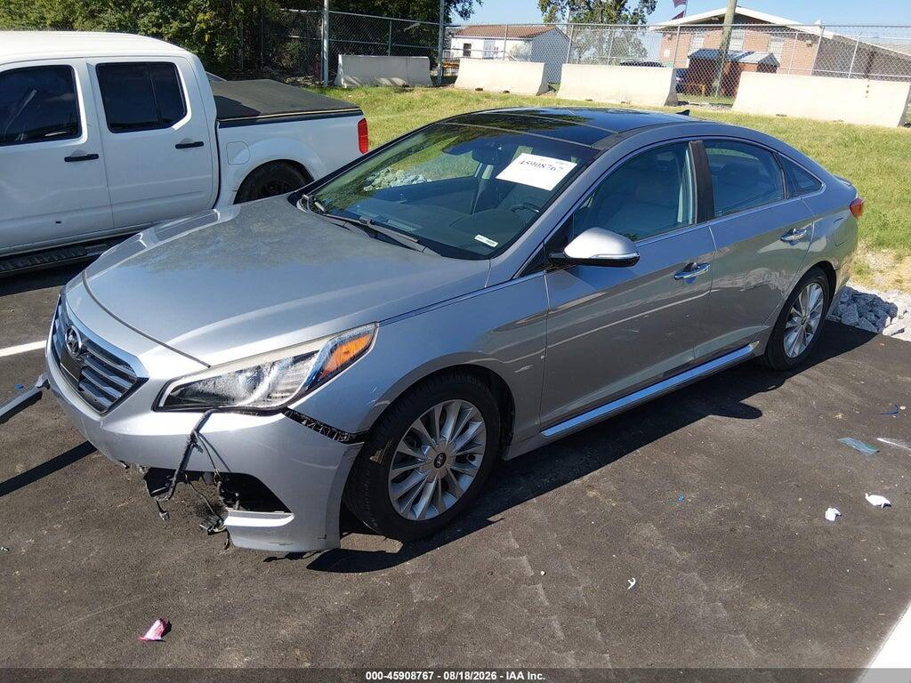 5NPE34AF2FH080923 2015 HYUNDAI SONATA photo no. 2