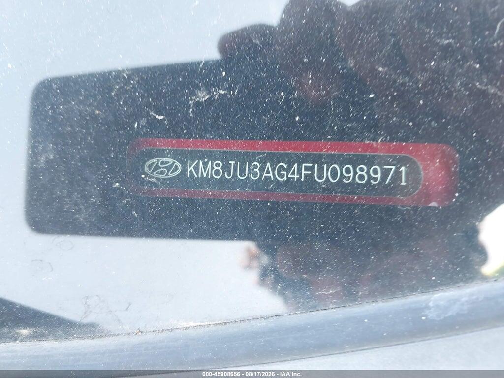 KM8JU3AG4FU098971 2015 HYUNDAI TUCSON photo no. 9