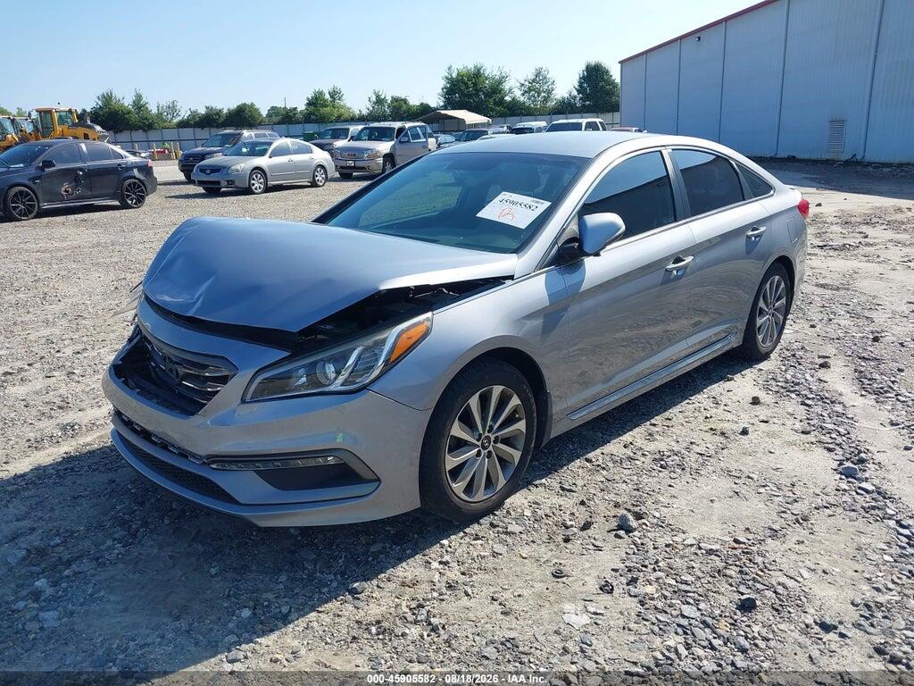 5NPE34AF3FH102430 2015 HYUNDAI SONATA photo no. 2