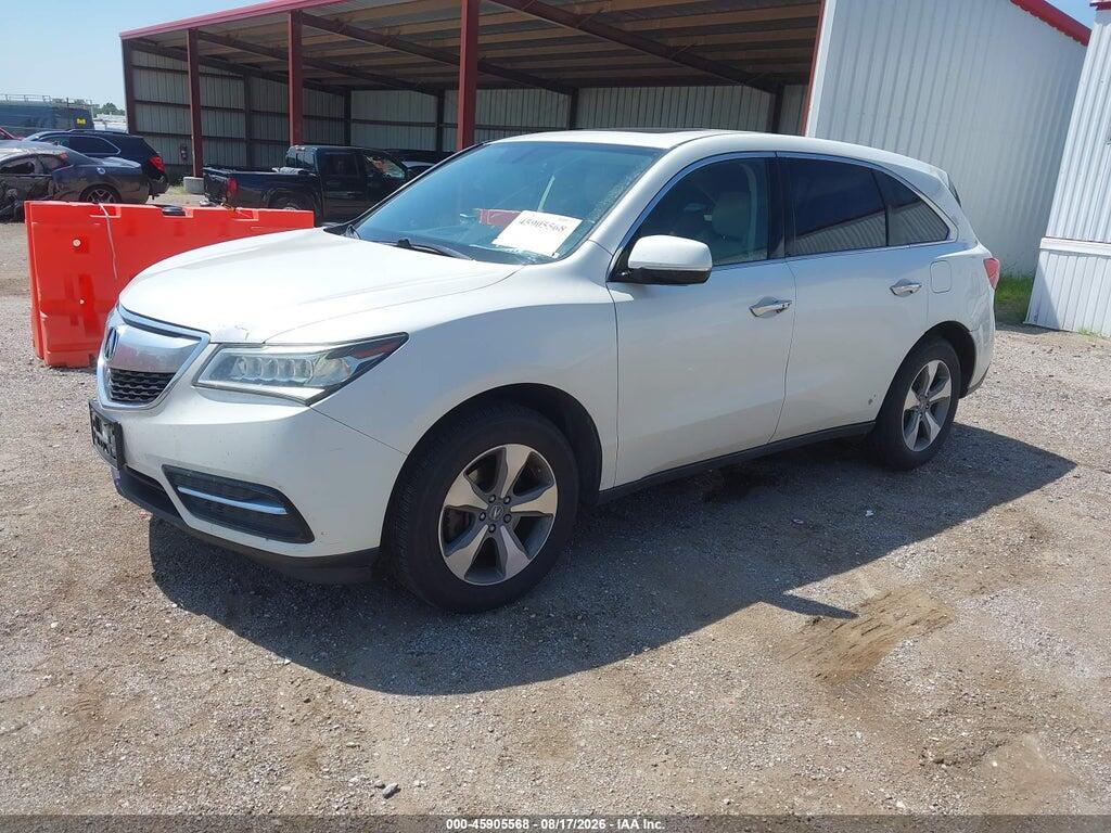 5FRYD4H29FB030773 2015 ACURA MDX photo no. 2