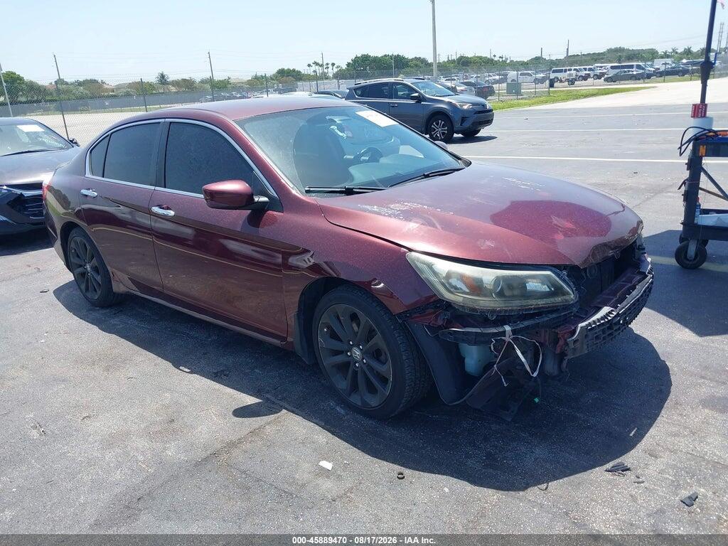 1HGCR2F52EA014633 2014 HONDA ACCORD photo no. 1
