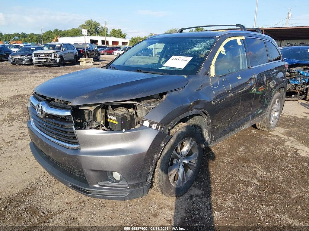 5TDJKRFH4ES032793 2014 TOYOTA HIGHLANDER photo no. 2