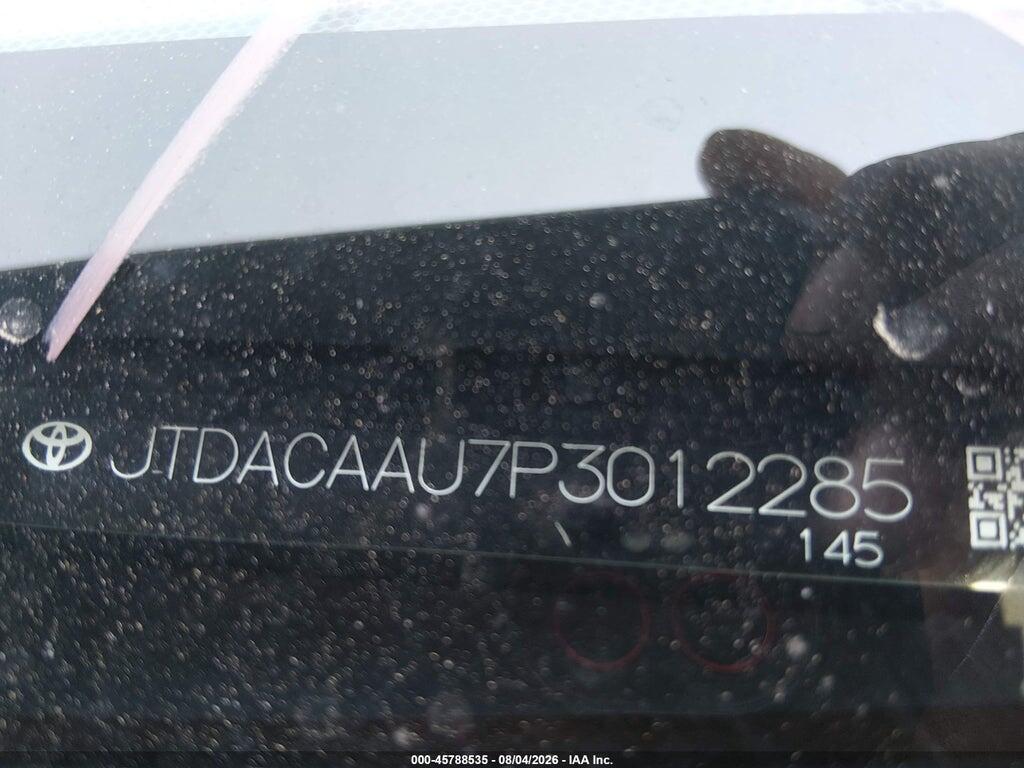JTDACAAU7P3012285 2023 TOYOTA PRIUS photo no. 9