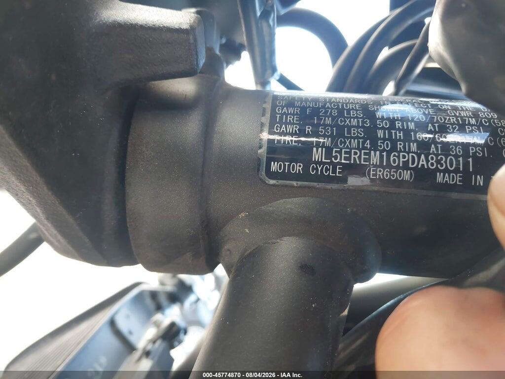 ML5EREM16PDA83011 2023 KAWASAKI ER650 photo no. 10