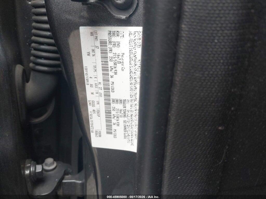 1FADP3F25FL345819 2015 FORD FOCUS photo no. 9