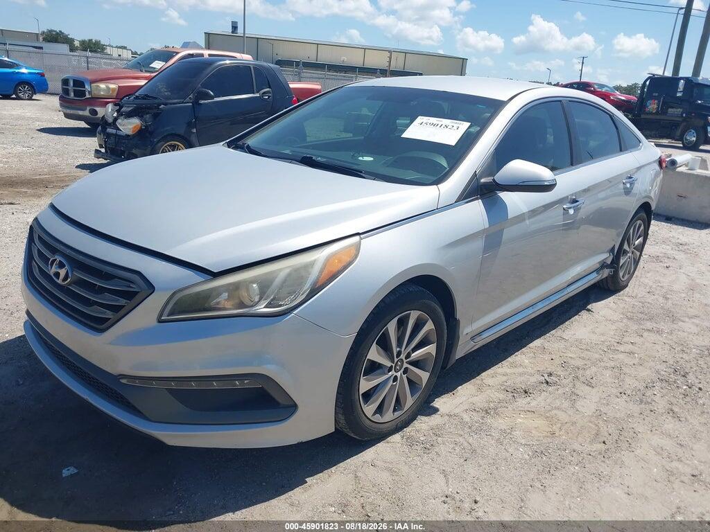 5NPE34AF2FH151330 2015 HYUNDAI SONATA photo no. 2