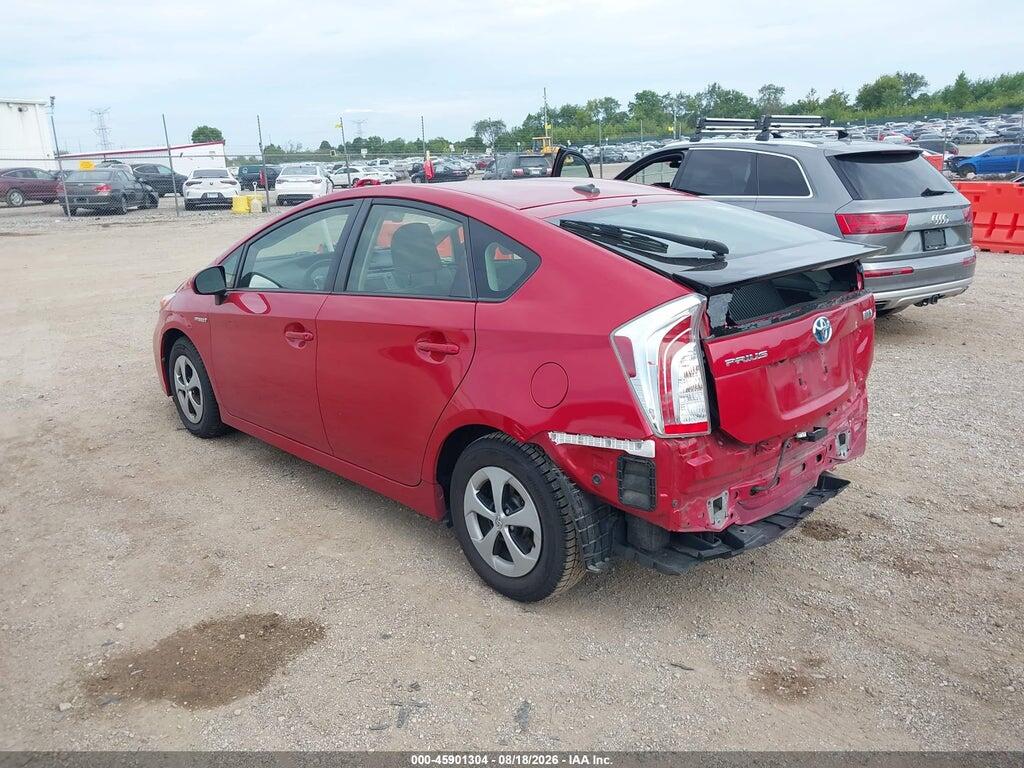 JTDKN3DU7F2001104 2015 TOYOTA PRIUS photo no. 3