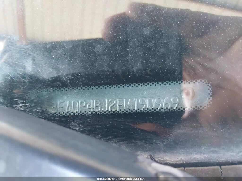 3FADP4BJ2FM190969 2015 FORD FIESTA photo no. 9