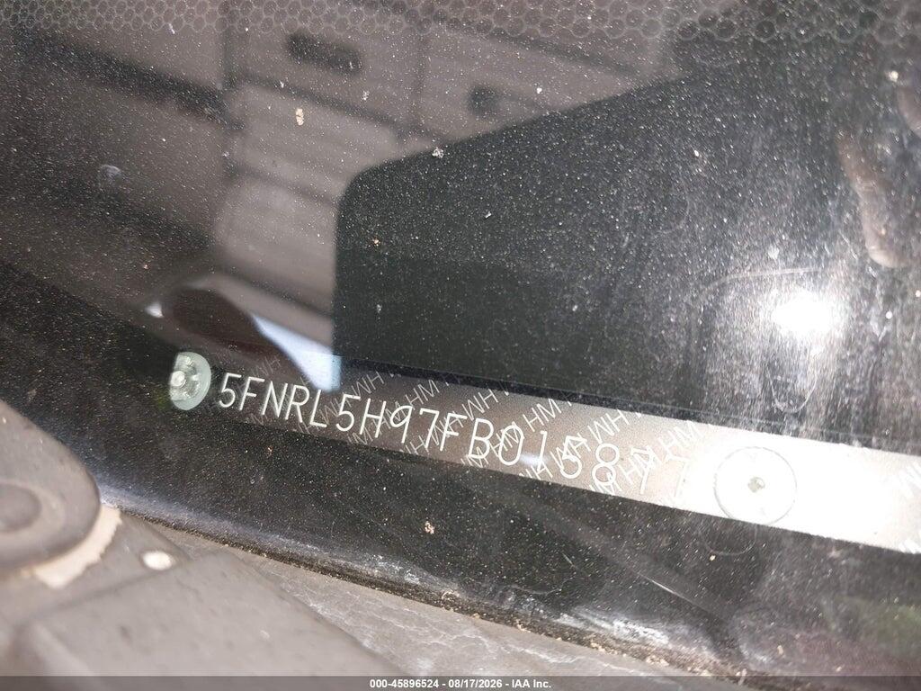 5FNRL5H97FB015877 2015 HONDA ODYSSEY photo no. 9