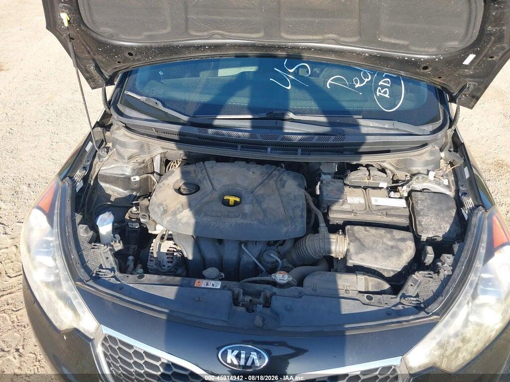 KNAFX5A89G5505701 2016 KIA FORTE photo no. 10