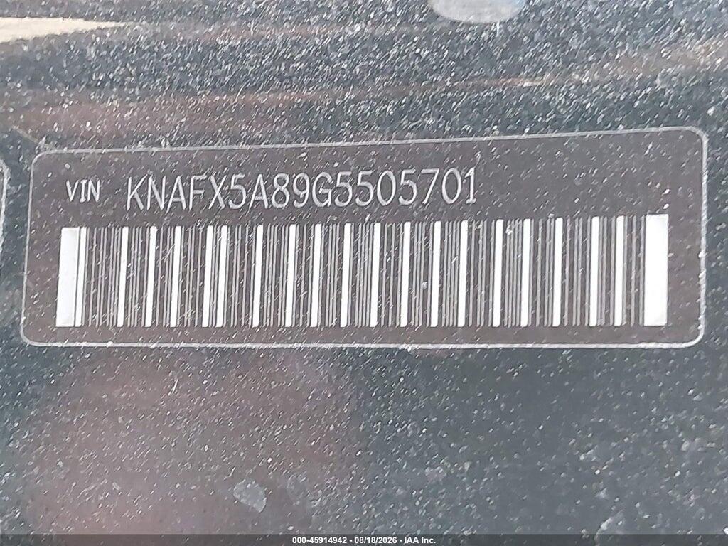 KNAFX5A89G5505701 2016 KIA FORTE photo no. 9