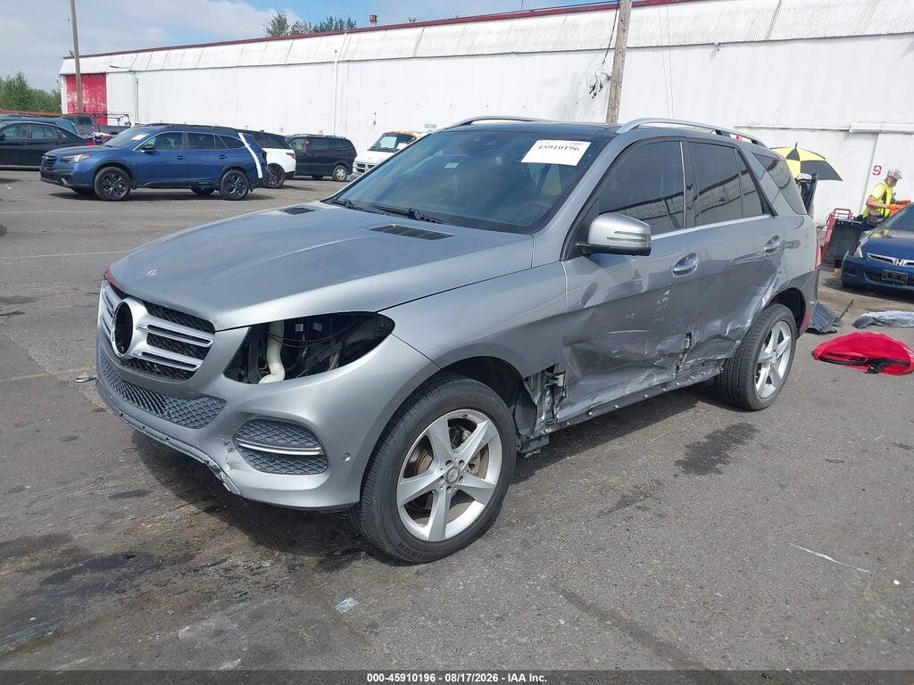 4JGDA0EB5GA677036 2016 MERCEDES-BENZ GLE 300D photo no. 2