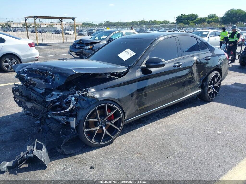 WDDWF4JB3GR180196 2016 MERCEDES-BENZ C 300 photo no. 2