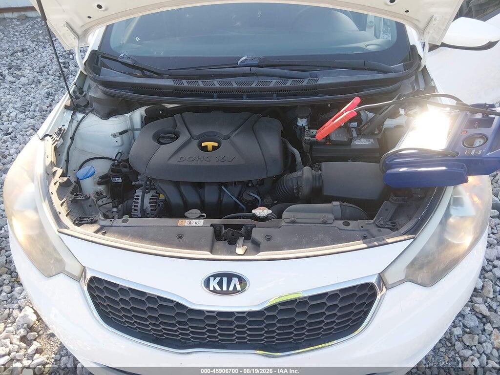 KNAFK4A67G5576838 2016 KIA FORTE photo no. 10