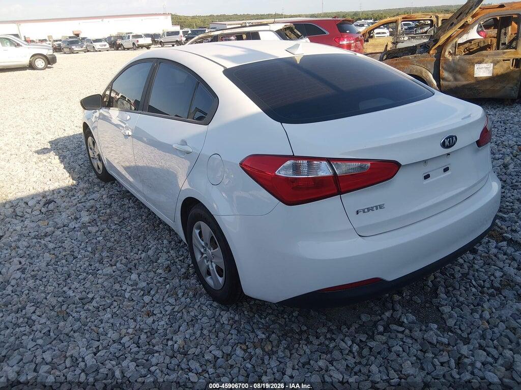 KNAFK4A67G5576838 2016 KIA FORTE photo no. 3