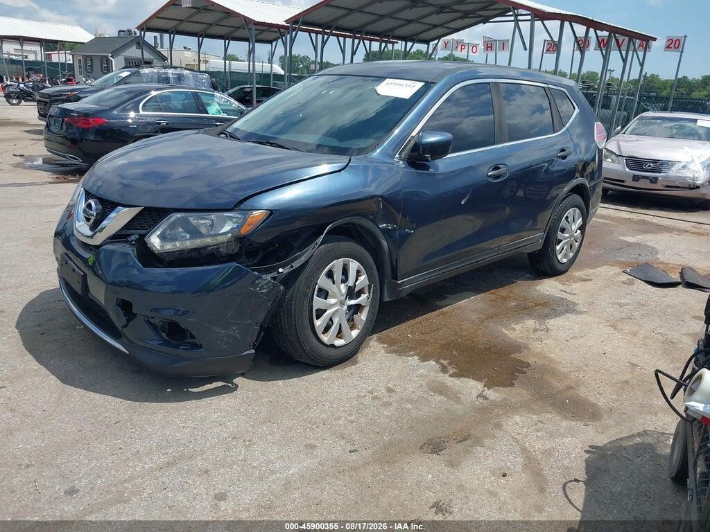 KNMAT2MT3GP692462 2016 NISSAN ROGUE photo no. 2