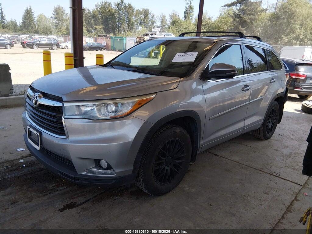 5TDDKRFH2ES026648 2014 TOYOTA HIGHLANDER photo no. 2