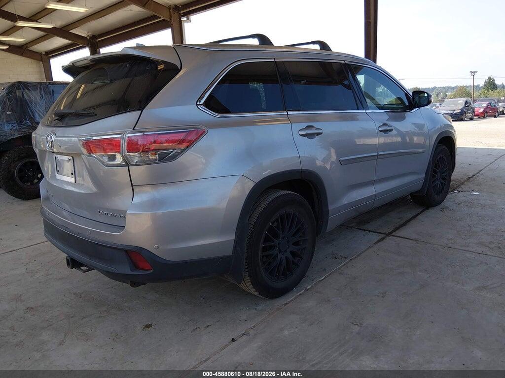 5TDDKRFH2ES026648 2014 TOYOTA HIGHLANDER photo no. 4
