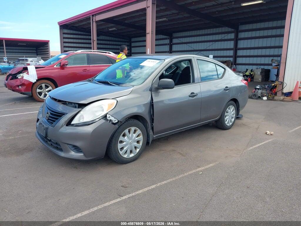 3N1CN7AP3EL814448 2014 NISSAN VERSA photo no. 2