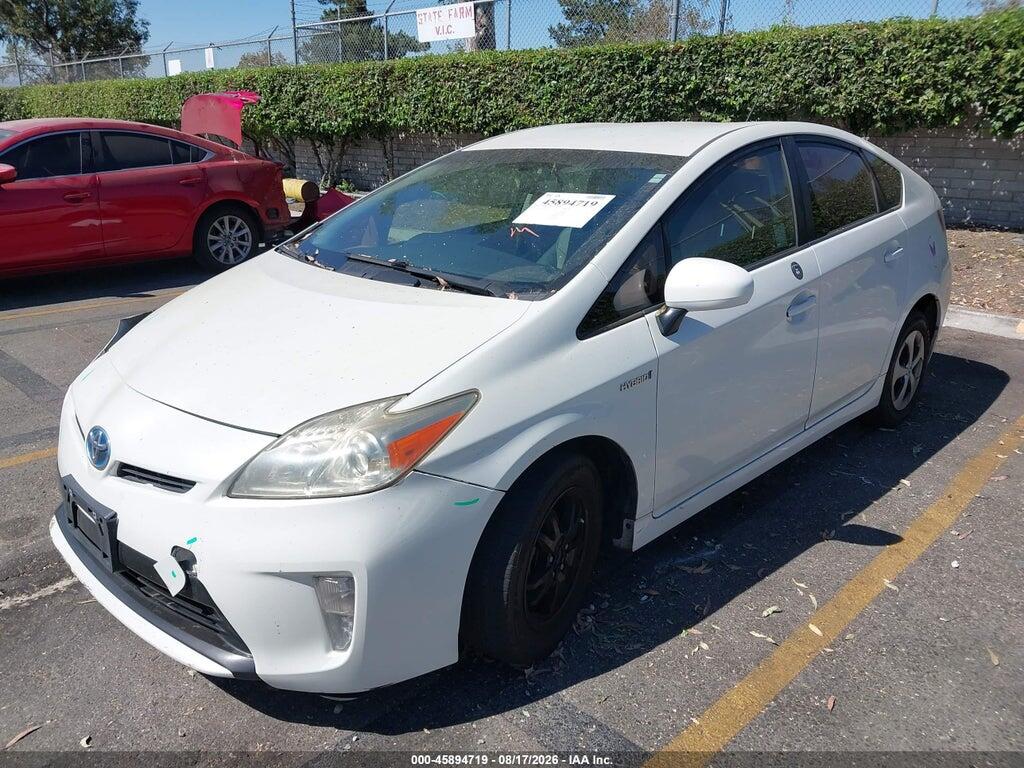 JTDKN3DU9F0481853 2015 TOYOTA PRIUS photo no. 2