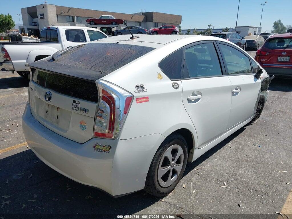 JTDKN3DU9F0481853 2015 TOYOTA PRIUS photo no. 4