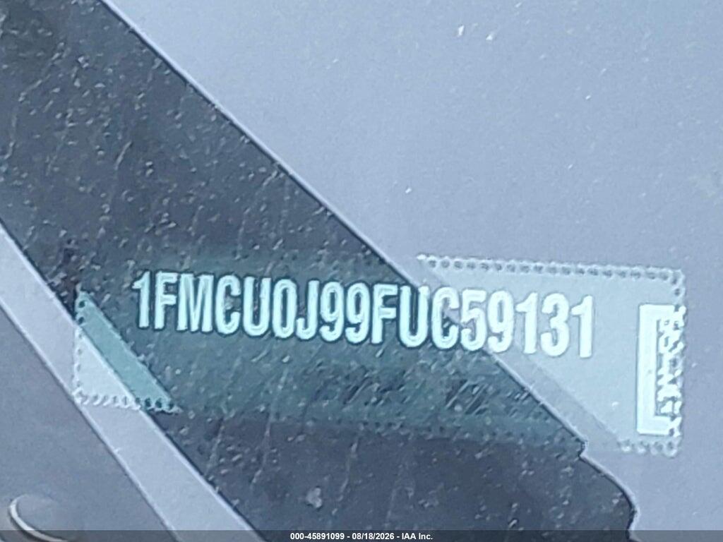 1FMCU0J99FUC59131 2015 FORD ESCAPE photo no. 9