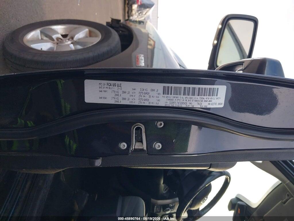 3C6RR7LT4FG585026 2015 RAM 1500 photo no. 9