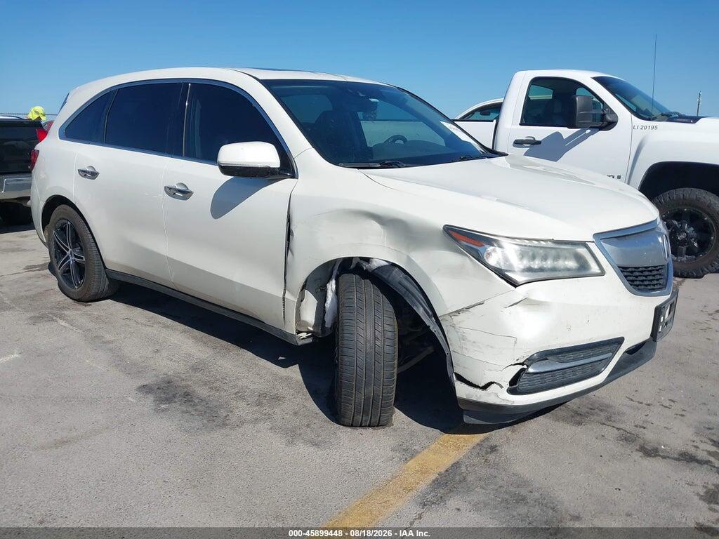 5FRYD3H40GB014314 2016 ACURA MDX photo no. 1