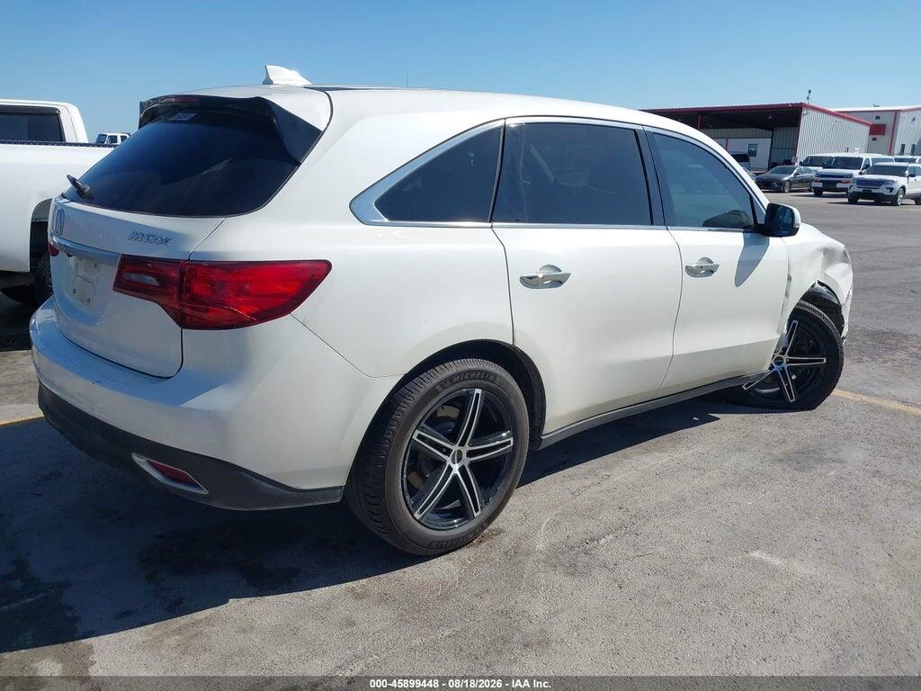 5FRYD3H40GB014314 2016 ACURA MDX photo no. 4