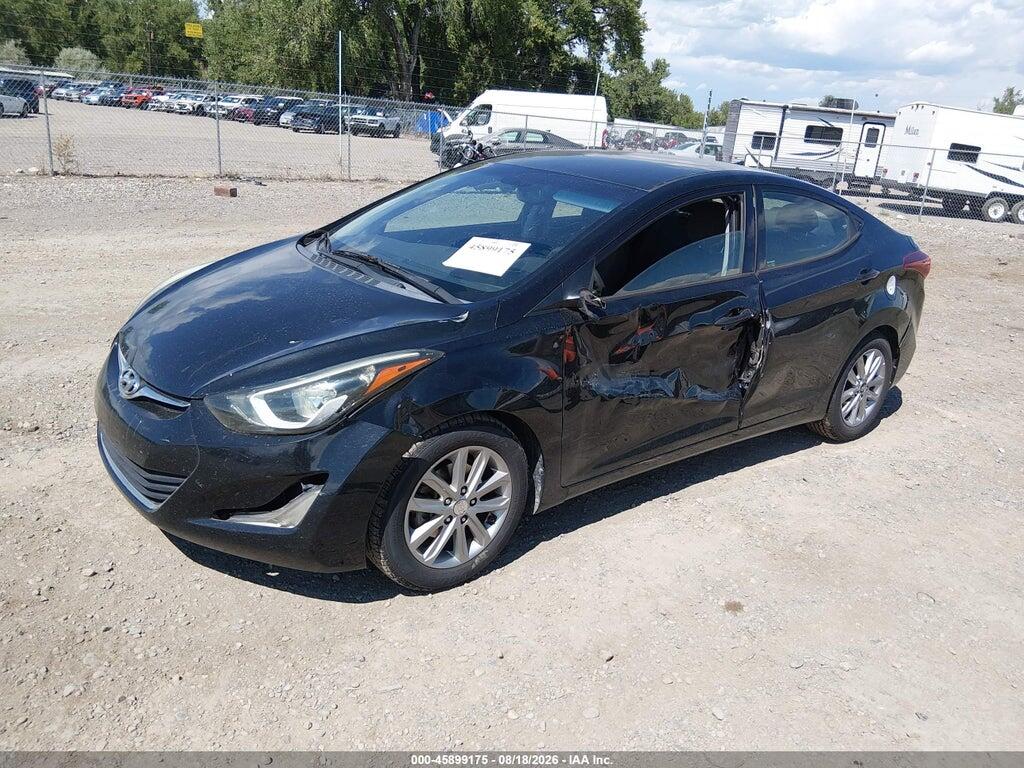 5NPDH4AE2GH722773 2016 HYUNDAI ELANTRA photo no. 2