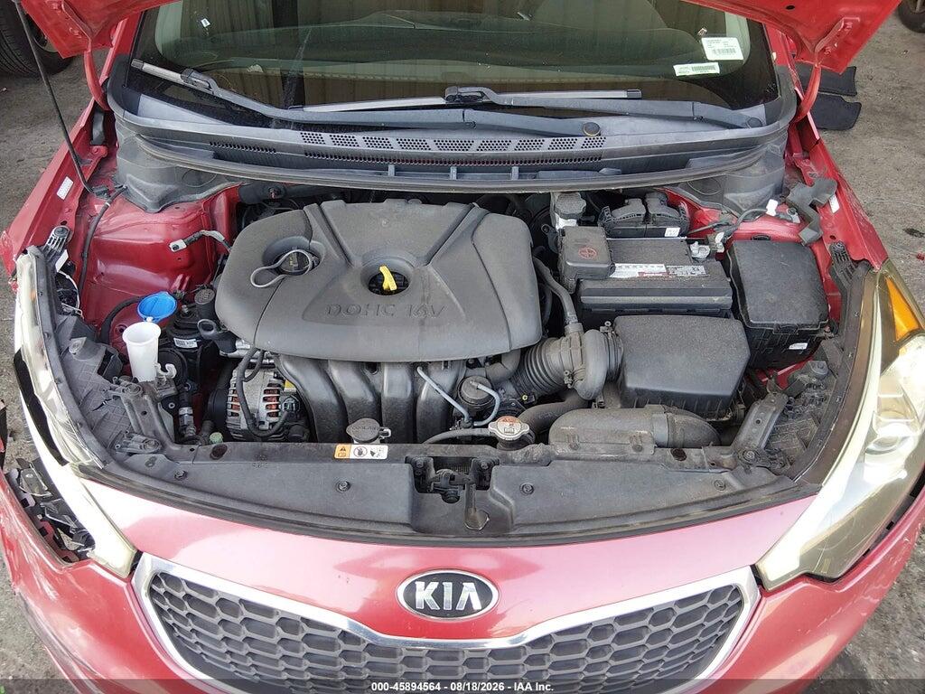 KNAFK4A64G5458469 2016 KIA FORTE photo no. 10