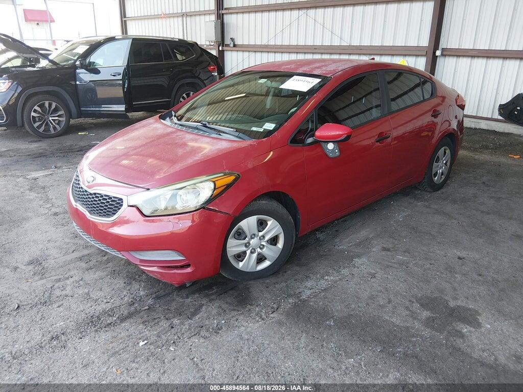 KNAFK4A64G5458469 2016 KIA FORTE photo no. 2