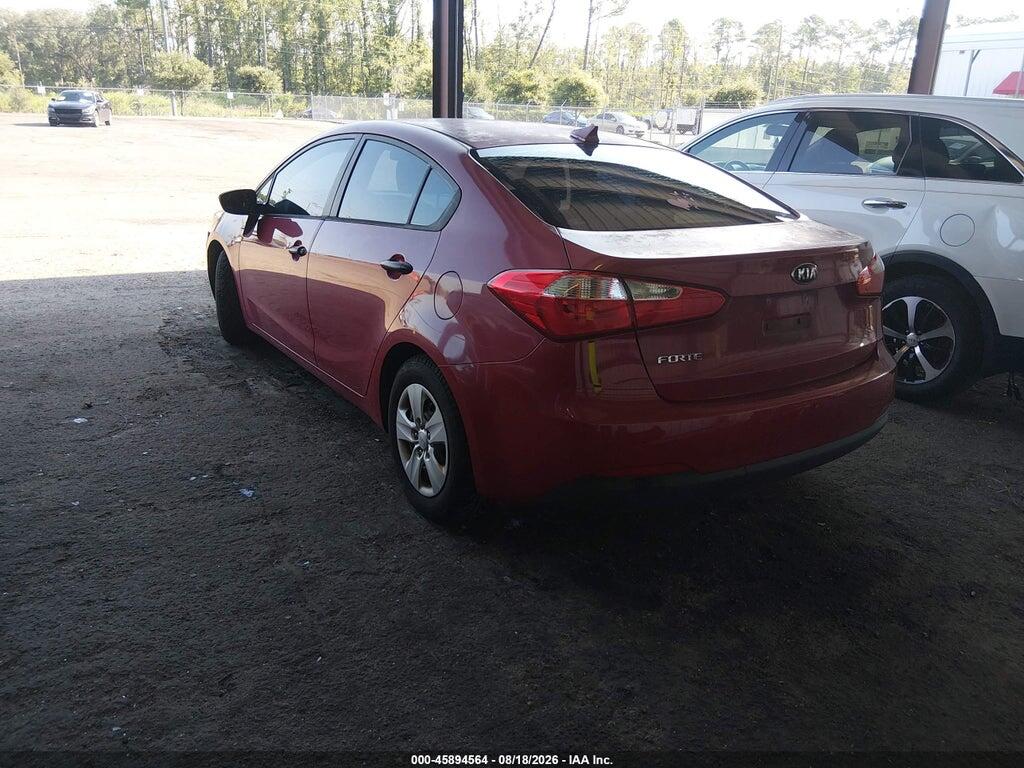 KNAFK4A64G5458469 2016 KIA FORTE photo no. 3
