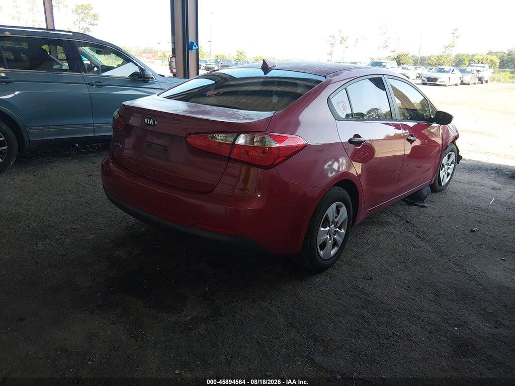 KNAFK4A64G5458469 2016 KIA FORTE photo no. 4
