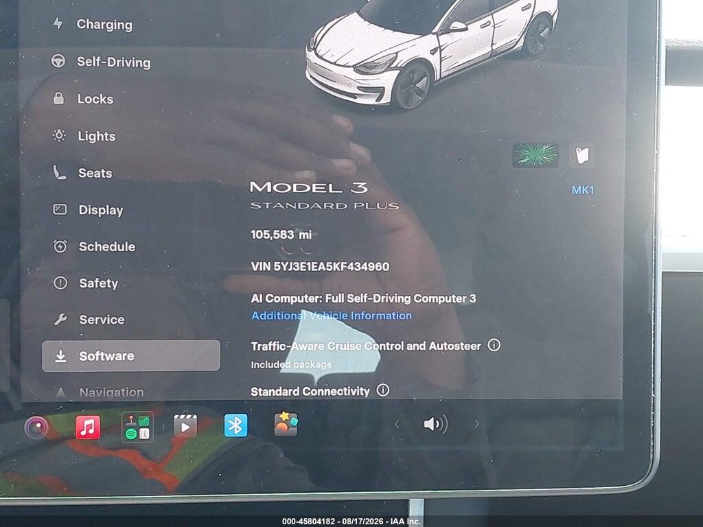 5YJ3E1EA5KF434960 2019 TESLA MODEL 3 photo no. 7