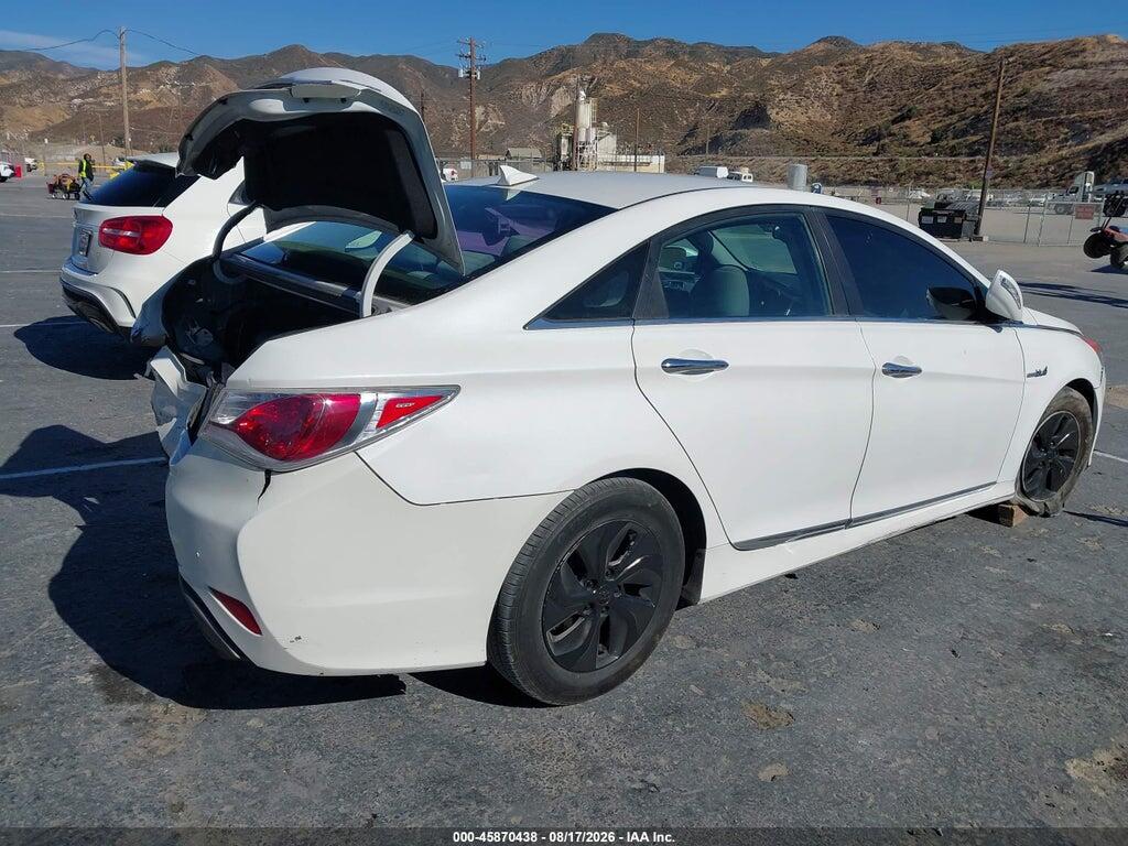 KMHEC4A40EA113286 2014 HYUNDAI SONATA HYBRID photo no. 4