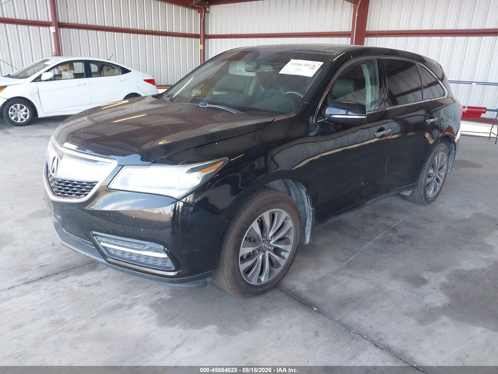 5FRYD3H45EB020462 2014 ACURA MDX photo no. 2