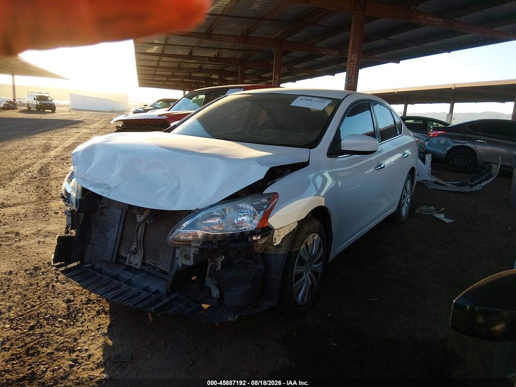 3N1AB7AP8FY280545 2015 NISSAN SENTRA photo no. 2