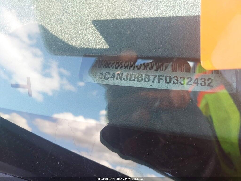 1C4NJDBB7FD332432 2015 JEEP COMPASS photo no. 9