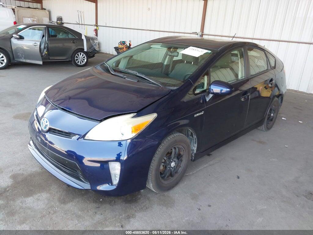 JTDKN3DU5E1758555 2014 TOYOTA PRIUS photo no. 2