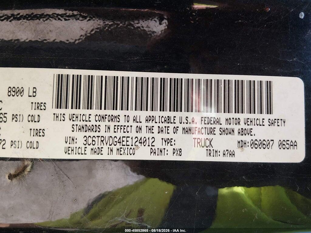 3C6TRVDG4EE124012 2014 RAM PROMASTER 2500 photo no. 9